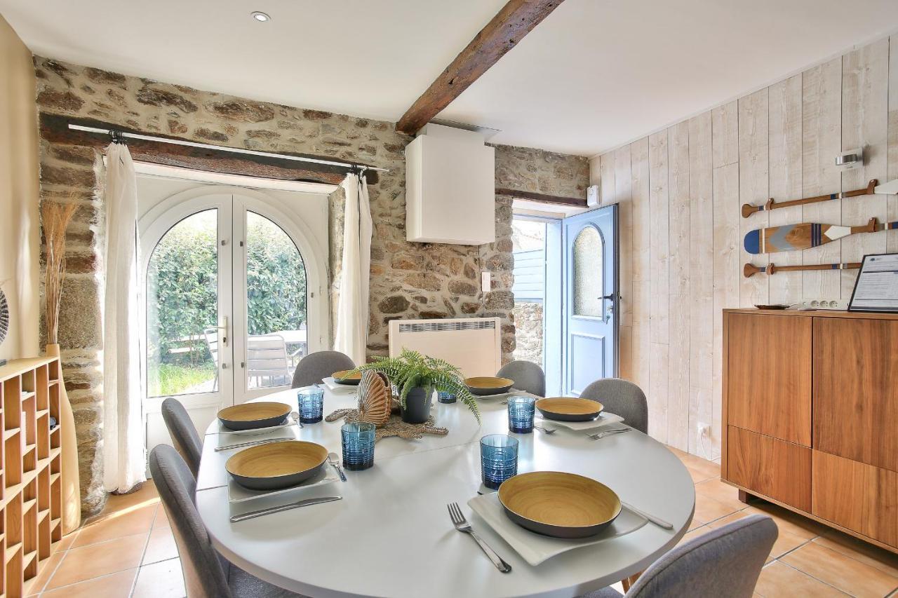 600M Plage Saint-Suliac- Maison Bretonne Pour 4 Екстер'єр фото